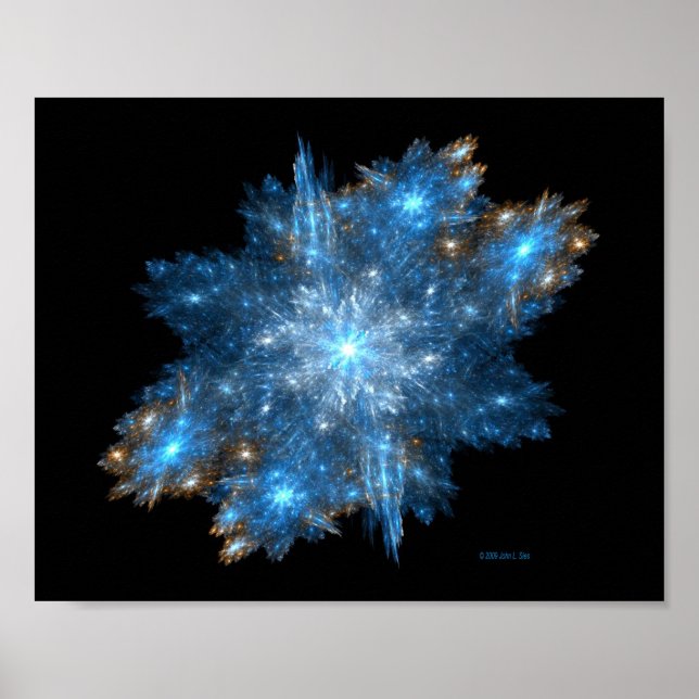 Poster Tempête de neige (10x8) (Devant)