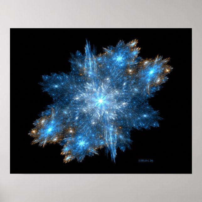 Poster Tempête de neige (20x16) (Devant)