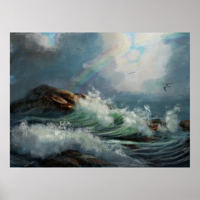 Poster Tempête de passage (Devant)