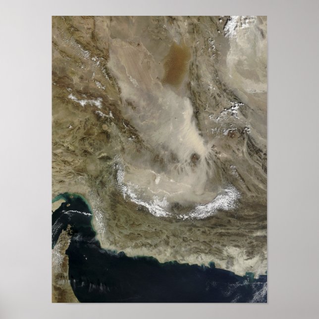 Poster Tempête de poussière en Iran (Devant)