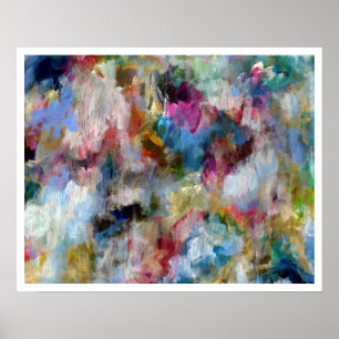 Poster Tempête d'été Beaux-Art Peinture Abstraite