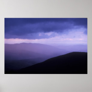 Poster Tempête du soir au-dessus du mont Greylock
