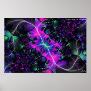 Poster Tempête électrique