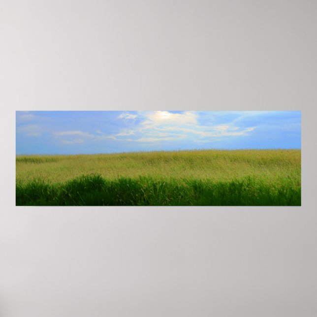 Poster Tempête sèche sur les prairies de l'Oklahoma I (Sa (Devant)