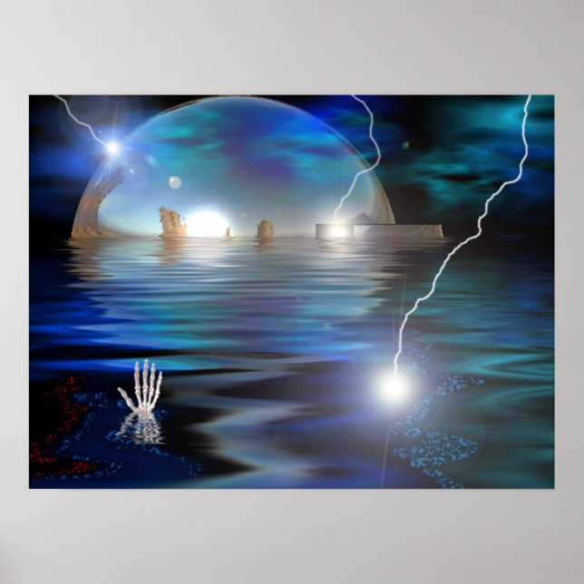 Poster Tempête spatiale (Devant)