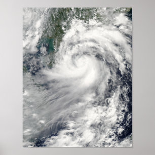 Poster Tempête tropicale Chanthu