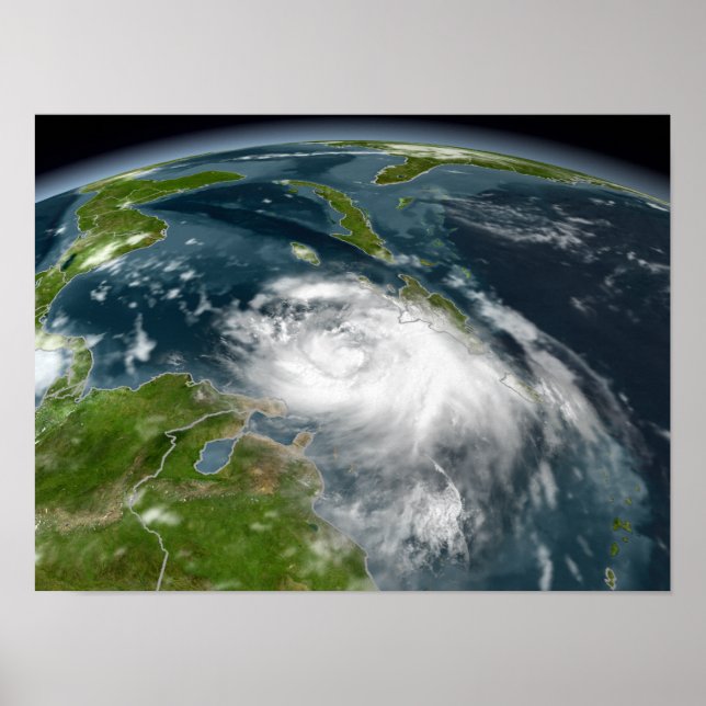 Poster Tempête tropicale Dennis (Devant)