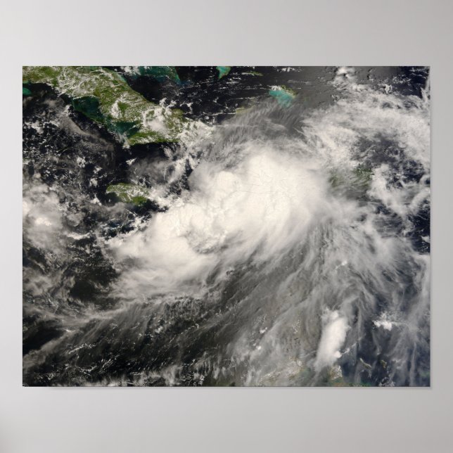 Poster Tempête tropicale Gustav dans la mer des Caraïbes (Devant)