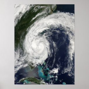 Poster Tempête tropicale Hanna sur la côte Est