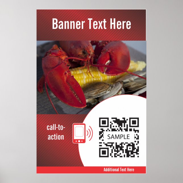 Poster Template Lobster (Front)