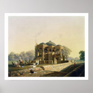 Poster Temple antique à Hulwud, du volume I de 'Scène