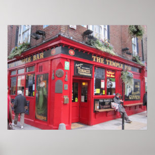 Poster "Temple Bar" — Dublin, Irlande