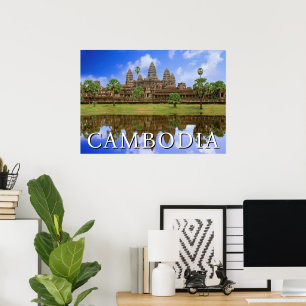 Poster Temple d'Angkor Vat   Kampuchea, Cambodge