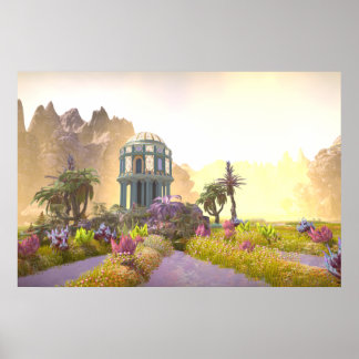 Poster Temple dans la Vallée