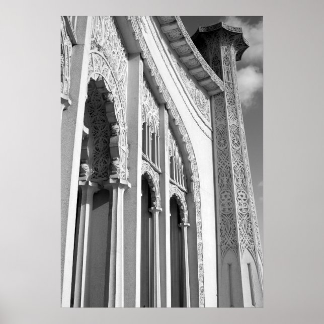 Poster temple de bahai (Devant)