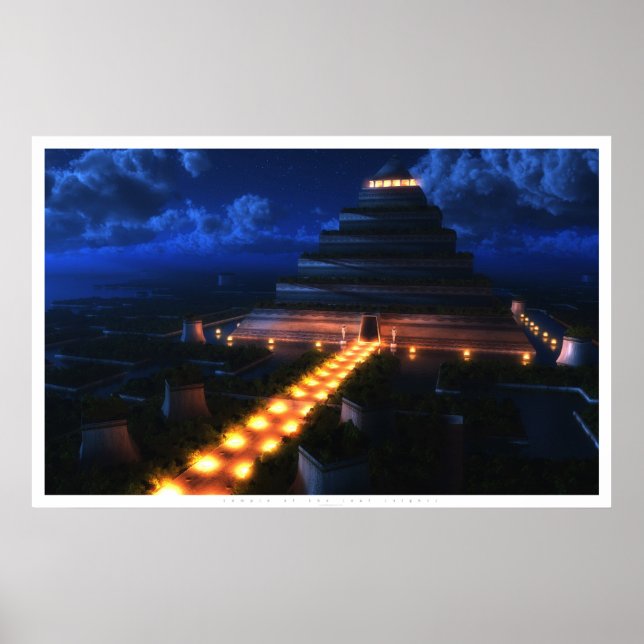 Poster Temple de la Feuille (Nuit) (Devant)