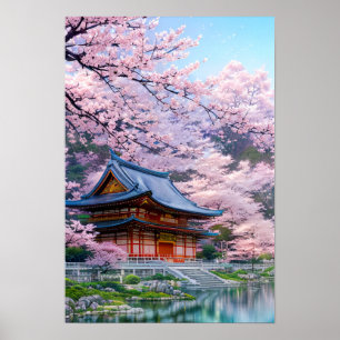 Poster Temple de la Tranquillité