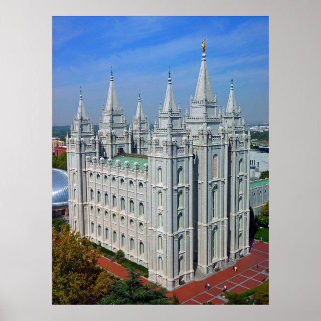 Poster Temple de Mormon (Devant)