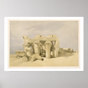 Poster Temple de Sobek et Haroeris à Kom Ombo, de 'Eg