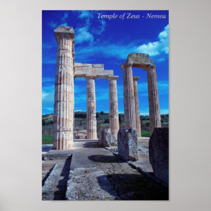 Poster Temple de Zeus - Nemea