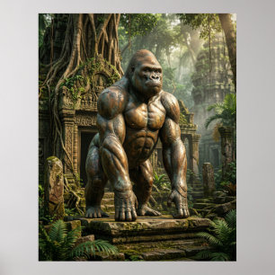 Poster Temple du Gorille de Bronze