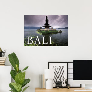 Poster Temple d'Ulun Danu Bali, Indonésie