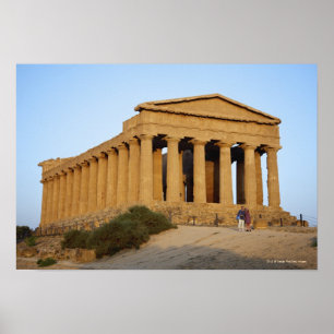 Poster Temple grec