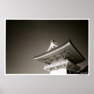 Poster Temple Kiyomizudera Kyoto, Japon