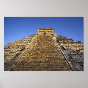 Poster Temple Kukulcan ou Château Castillo) en 2