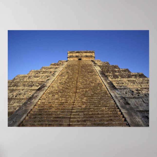 Poster Temple Kukulcan ou Château Castillo) en 2 (Devant)