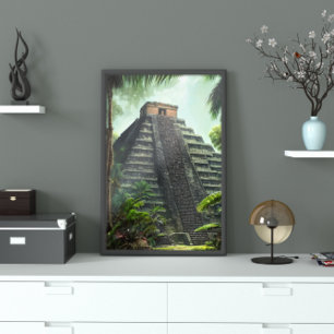 Poster Temple maya