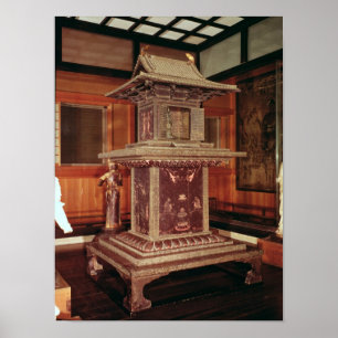 Poster Temple Tamamushi du Temple Horyu Ji