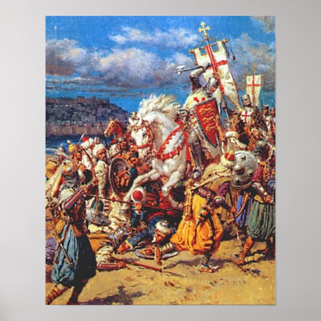 Poster Templer contre Sarazenen (Devant)