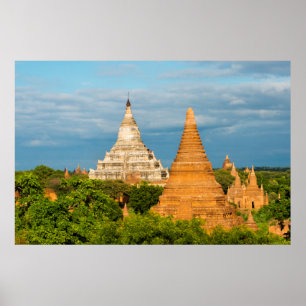 Poster Temples et pagodes  