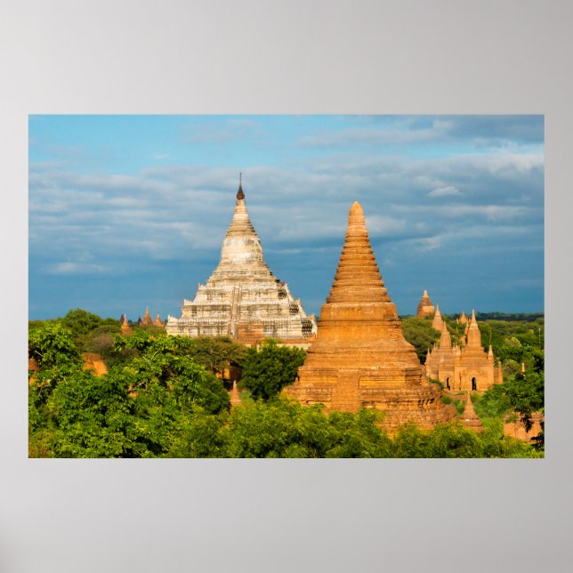 Poster Temples et pagodes antiques | Bagan (Devant)