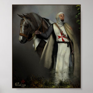 Poster Templier de Chevalier
