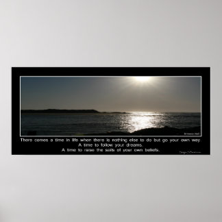 Poster Temps dans la vie