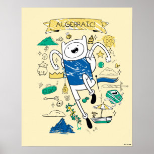 Poster Temps d'aventure Croquis de recherche "algébriqu