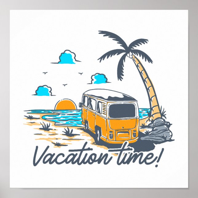 Poster Temps de vacances (Devant)