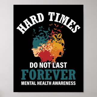 Poster Temps difficiles Soutien en santé mentale