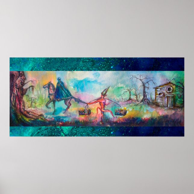 Poster TEMPTATION Chevalier foncé et le trésor du diable, (Devant)