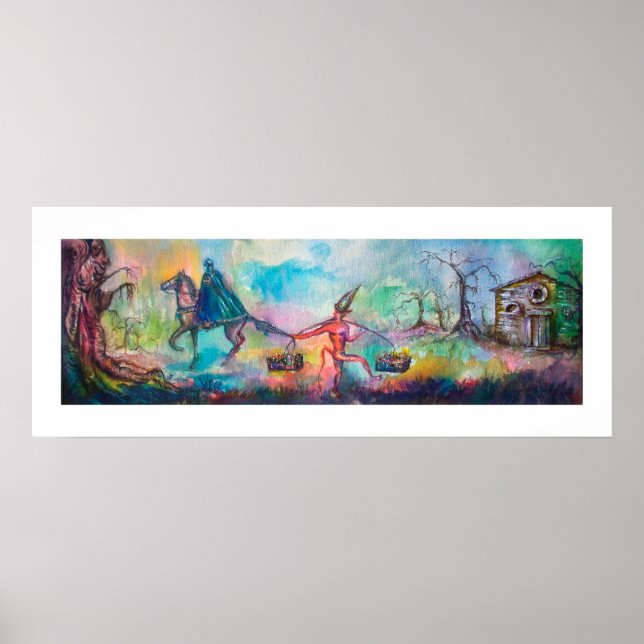 Poster TEMPTATION Chevalier foncé et le trésor du diable, (Devant)