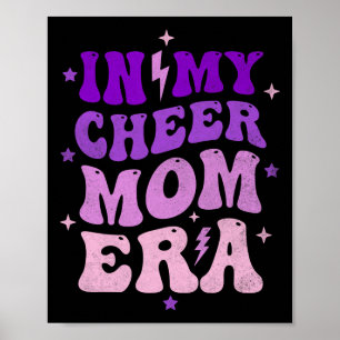 Poster Tendance à l'ère de ma mère de cheerleading Cheerl