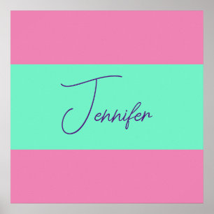 Poster Tendance Minimaliste Moderne Simple Couleur Pastel