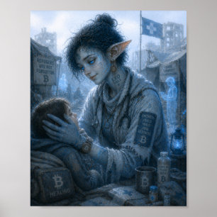 Poster Tendresse / Guérisseur / Camp de réfugiés