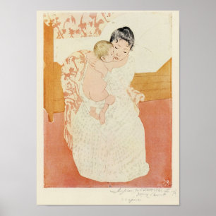 Poster Tendresse maternelle par Mary Stevenson Cassatt