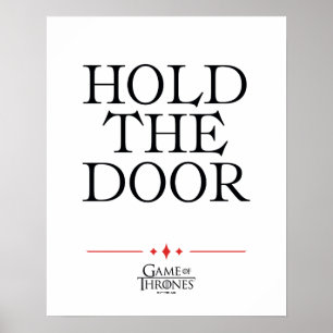 Poster Tenez La Porte