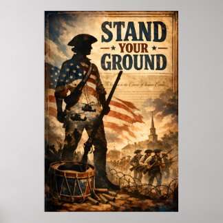 Poster Tenez votre terrain 