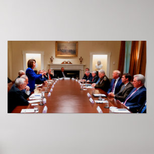 Poster Tenir À L'Enfer Sur L'Affiche De La Maison Blanche