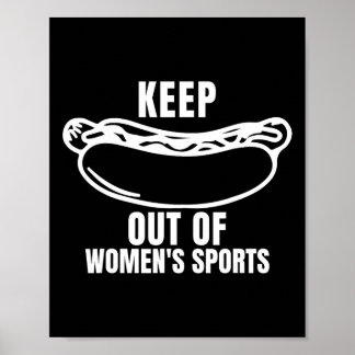 Poster Tenir les amateurs de Trump et les hot-dogs hors d